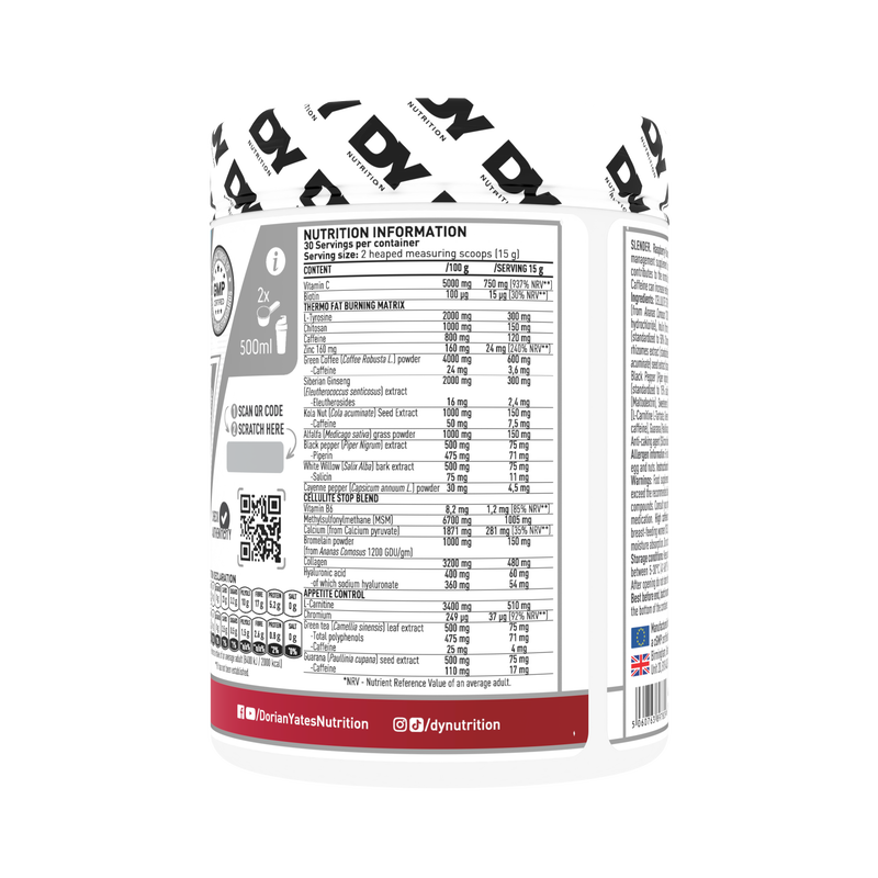 Slender - Cellulite & Fat Burner, 450g, 30 Servings
